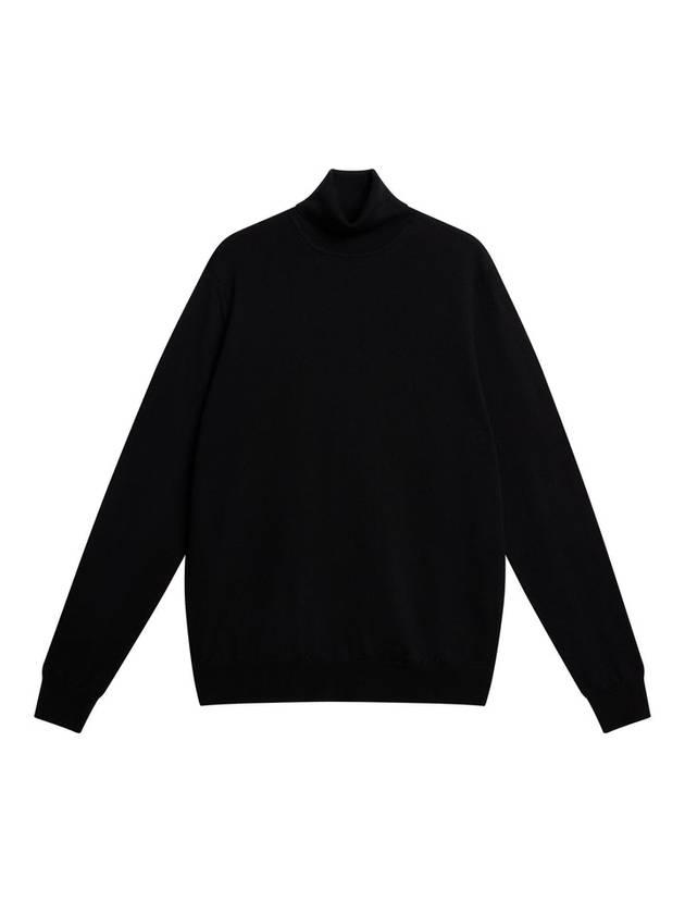 Lyd Merino Wool Turtleneck Black - J.LINDEBERG - BALAAN 2