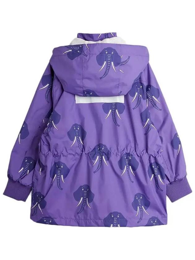 Kids Elephant Shell Jacket Purple 22210105 45 - MINI RODINI - BALAAN 3