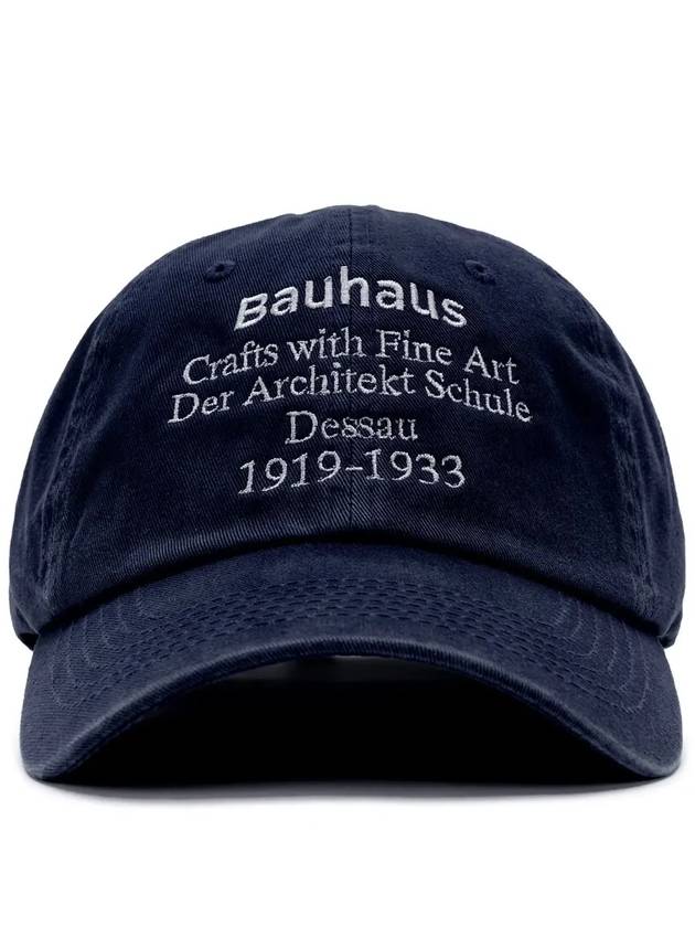 BAUHAUS WASHED BALL CAP NAVY - POLYGRAM - BALAAN 3