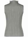 Pleated Please Basic Half Neck Tank Top - ISSEY MIYAKE - BALAAN 2