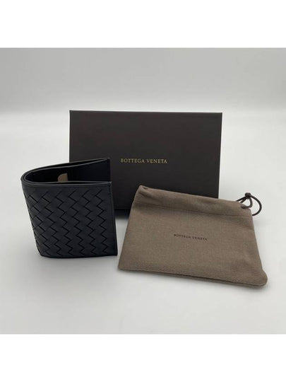 Intrecciato Small Folder Half Wallet Black - BOTTEGA VENETA - BALAAN 2