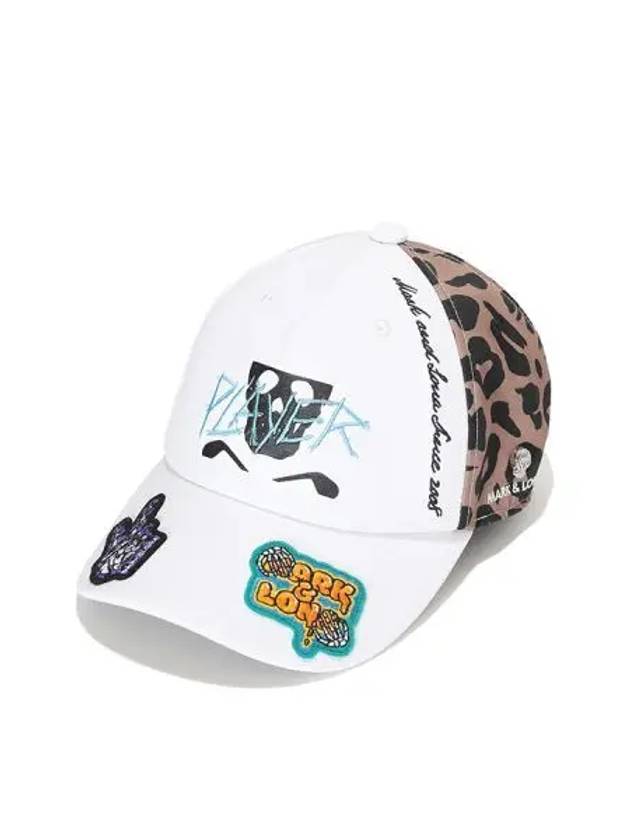 U GN GRAPHIC LOGO LEOPARD PATCH POINT CAP LQ3YP07U - MARK & LONA - BALAAN 1