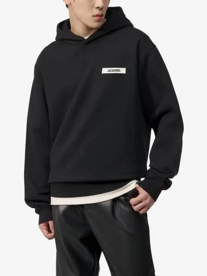 Le Gros Grain Hoodie Black - JACQUEMUS - BALAAN 2