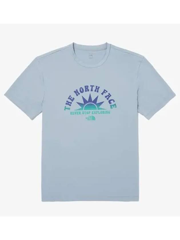 The North Face NT7UQ21B Men s Ocean Vibe Graphic Short Sleeve Round Tee - THE NORTH FACE - BALAAN 1