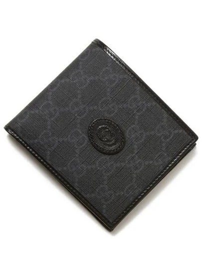 Interlocking G Coin Half Wallet Black - GUCCI - BALAAN 2