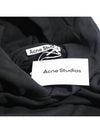 Logo Print Oversized Fit Hoodie Black - ACNE STUDIOS - BALAAN 8