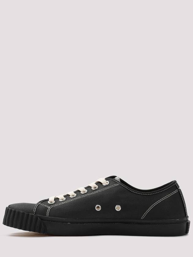 Tabi Canvas Low Top Sneakers Black - MAISON MARGIELA - BALAAN 41