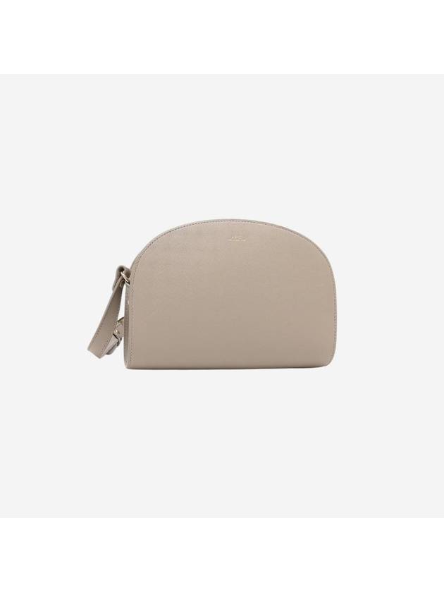 Women's Demil Lune Half Moon Shoulder Cross Bag Grey - A.P.C. - BALAAN 1