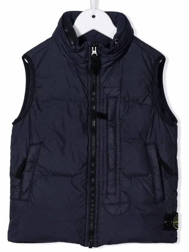 Kids Waffen Padded Vest Navy 7516G0133 V0020 - STONE ISLAND - BALAAN 1