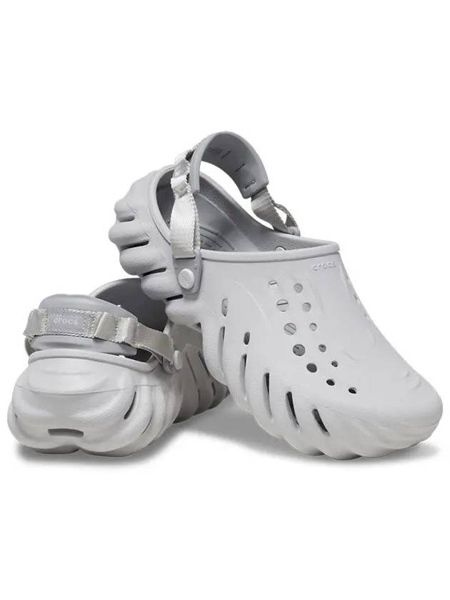 Echo Clog Sandals Grey - CROCS - BALAAN 5