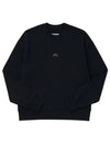 ACWMW080 BLACK Essential Small Logo Crew Neck Men's Sweatshirt - A-COLD-WALL - BALAAN 1