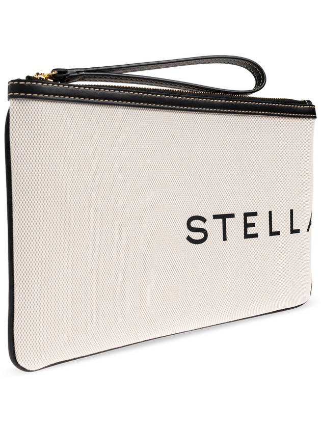 Stella McCartney Handbag With Printed Logo, Women's, Cream - STELLA MCCARTNEY - BALAAN 4