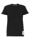 G Logo Patch Short Sleeve T-Shirt Black - GOLDEN GOOSE - BALAAN 2