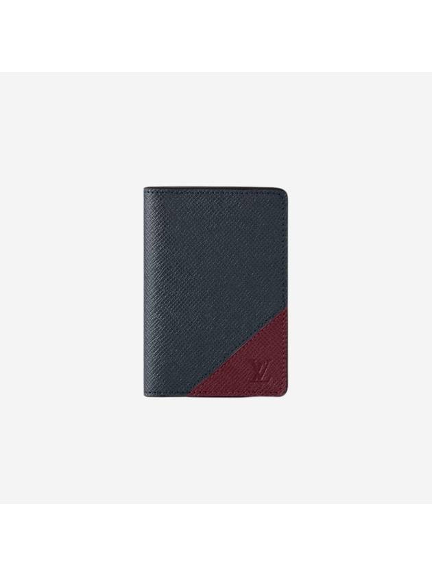 Pocket Organizer Card Wallet Midnight Blue - LOUIS VUITTON - BALAAN 1