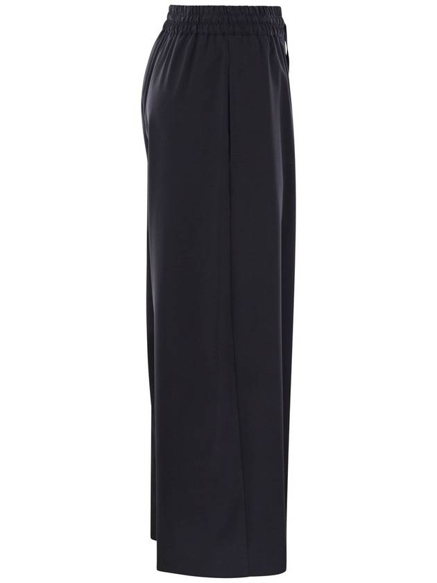 Elmo stretch wool wide pants navy - WEEKEND MAX MARA - BALAAN 4