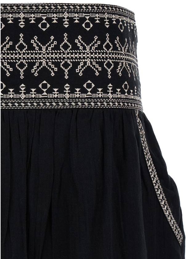 Skirt JU0160FAB1J09E 01BK Black - ISABEL MARANT ETOILE - BALAAN 4