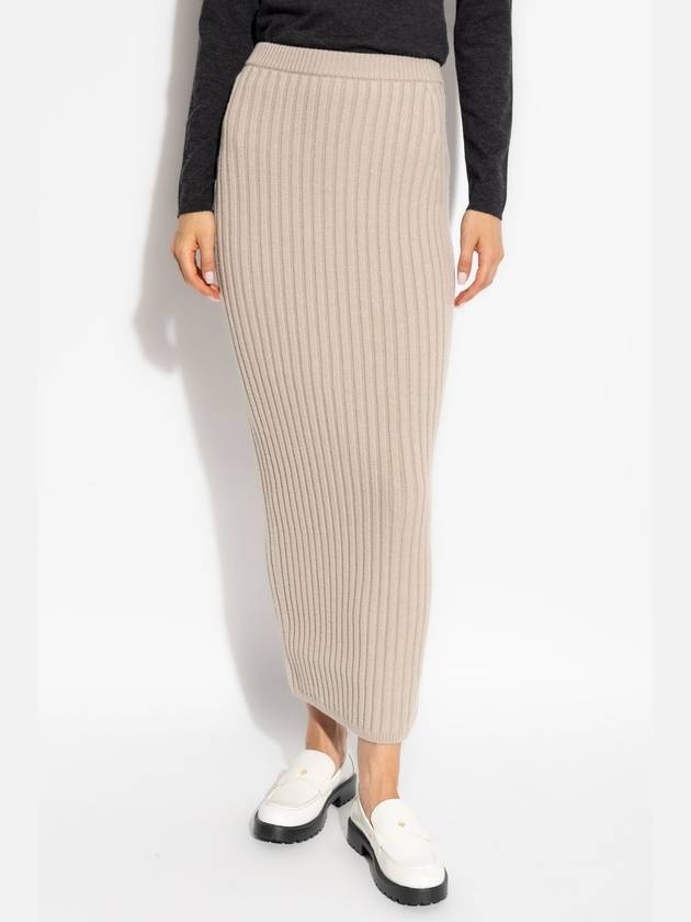 Max Mara Skirt Seta, Women's, Beige - MAX MARA - BALAAN 3