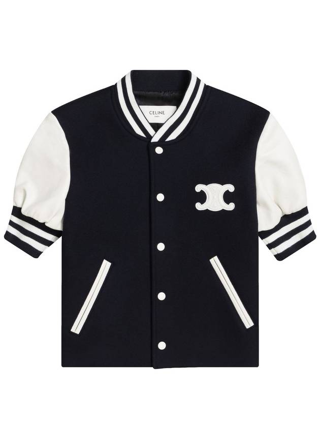 Varsity Chelsea Jacket Double Face Cashmere Navy Boutique - CELINE - BALAAN 2