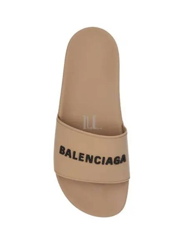 Logo Slides Slippers Beige - BALENCIAGA - BALAAN 2