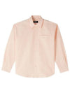 Boyfriend Long Sleeve Shirt Pink - A.P.C. - BALAAN 2