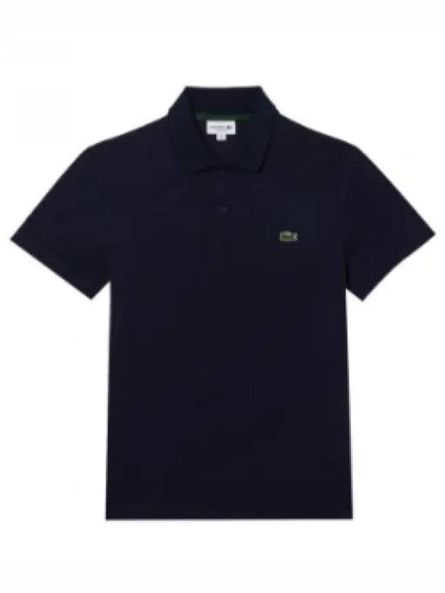 Men's Regular Fit Logo Short Sleeve Polo Shirt Navy - LACOSTE - BALAAN 2