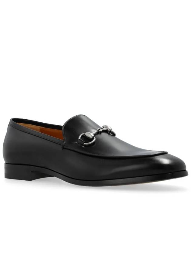 Men's Horsebit Leather Loafer Black - GUCCI - BALAAN 5