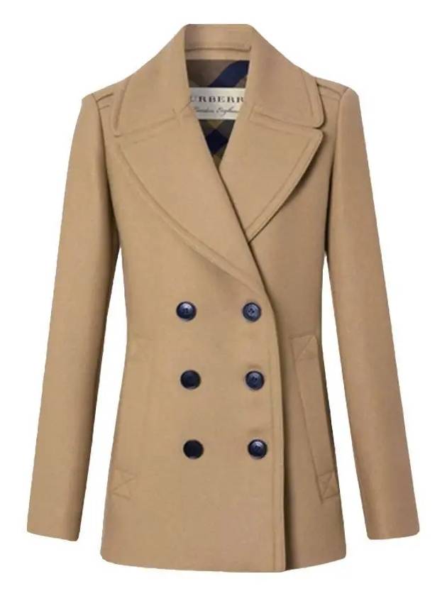 Tumblebridge wool cashmere half coat 80364031 - BURBERRY - BALAAN 1