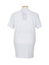 Men's Long Twist Fit Round Short Sleeve T-Shirt White - DSQUARED2 - BALAAN 4