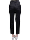 Women's Pleats Please Straight Pants Black - ISSEY MIYAKE - BALAAN.