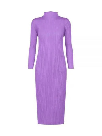 PLEATS PLEASE PP48 JH135 80 pleated dress - ISSEY MIYAKE - BALAAN 1