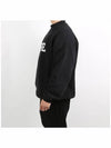 Women's Free Embroidery Distressed Sweatshirt Black - BALENCIAGA - BALAAN 4