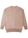 Women's Anagram Pocket Cardigan Beige - LOEWE - BALAAN 3