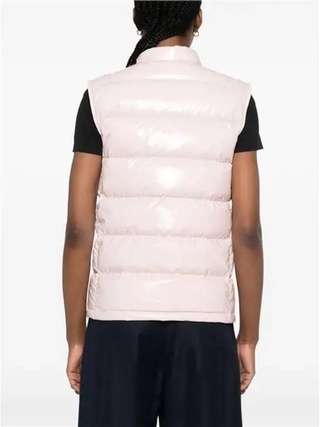 Alcibia Logo Patch Padded Vest Pink - MONCLER - BALAAN 8