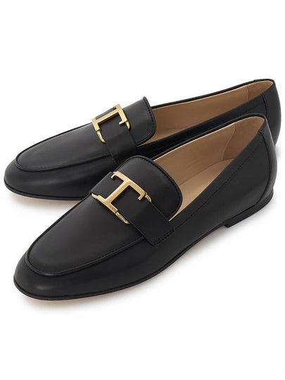 Tods T Timeless Leather Loafers Black - TOD'S - BALAAN 2