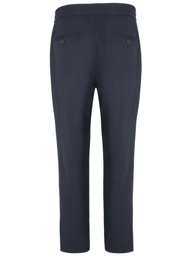 Men's Banding Wide Pants Dark Navy - SOLEW - BALAAN 3