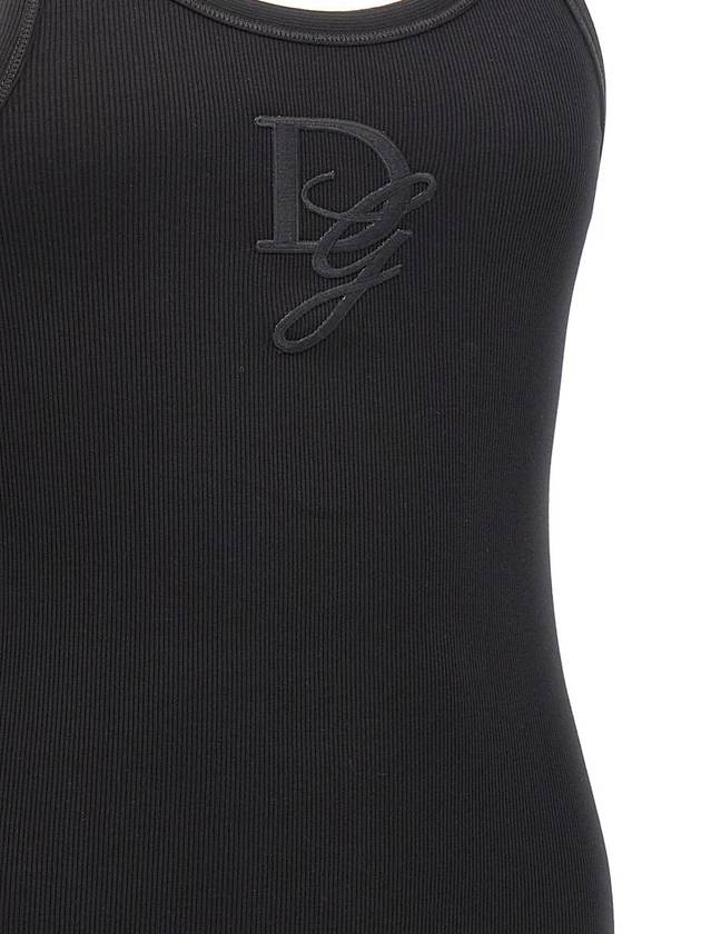 Dolce & Gabbana Logo Embroidery Tank Top - DOLCE&GABBANA - BALAAN 4