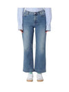 Women's Sailor Crop Straight Jeans Blue - A.P.C. - BALAAN 2