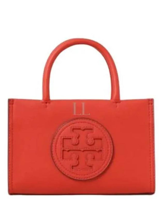 Ella Bio Mini Tote Bag Wine - TORY BURCH - BALAAN 2