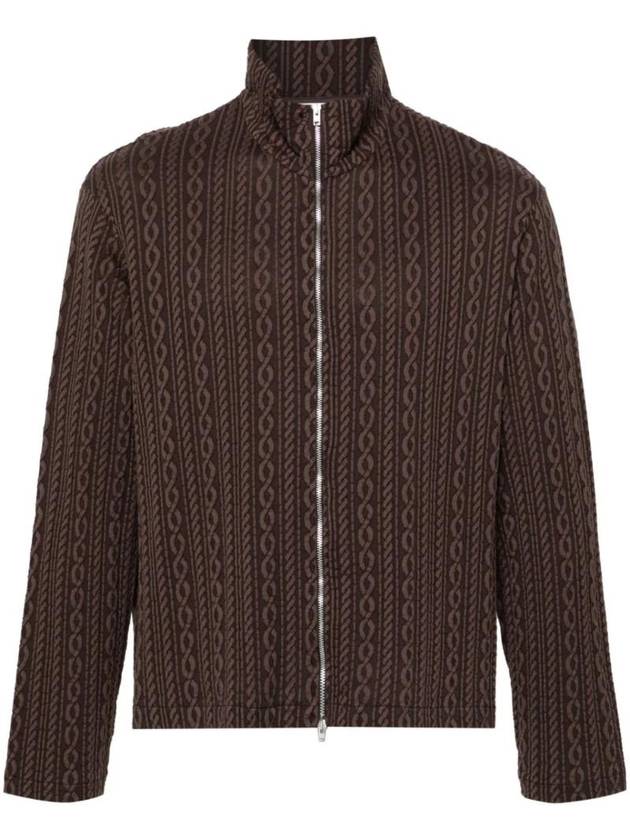 Shrunken jacquard cardigan M2246SI - OUR LEGACY - BALAAN 1