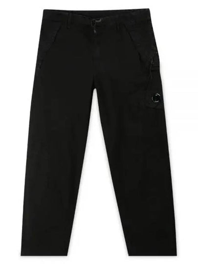 Batic Utility Straight Pants Black - CP COMPANY - BALAAN 2