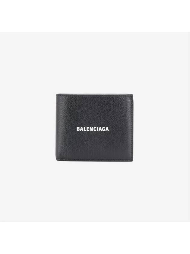 Cash Square Folded Wallet Black - BALENCIAGA - BALAAN 5