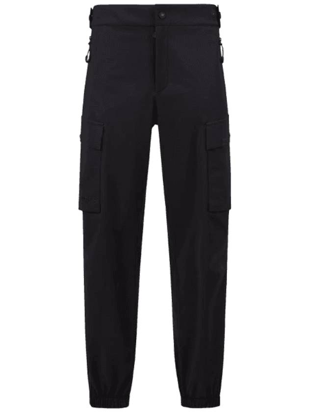 Grenoble Cargo Straight Pants Black - MONCLER - BALAAN 1