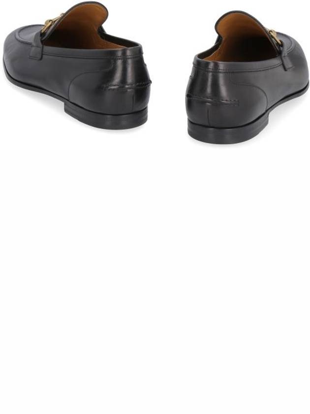 Jordaan Leather Loafers Black - GUCCI - BALAAN 5