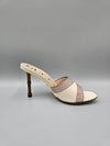 Bamboo Leather Sandal Heels White - GUCCI - BALAAN 6