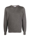 Cashmere Silk Knit Top Grey - BRUNELLO CUCINELLI - BALAAN 1