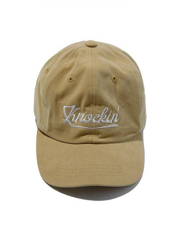 Knocking Logo BB Ball Cap Beige - OGARP - BALAAN 1