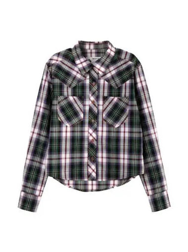 western check shirt purple - HERETIC - BALAAN 1