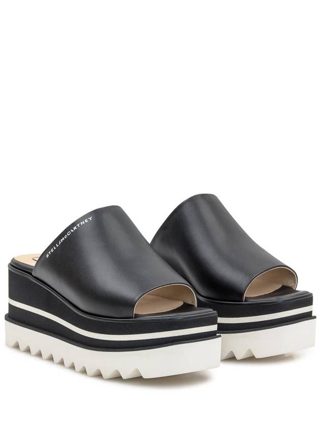 Sneak Ellis Platform Slippers Black - STELLA MCCARTNEY - BALAAN 3