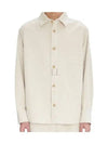 Bobby Corduroy Long Sleeve Shirt Ecru - A.P.C. - BALAAN 2