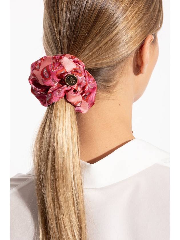 Etro Silk Hair Scrunchie, Women's, Pink - ETRO - BALAAN 2